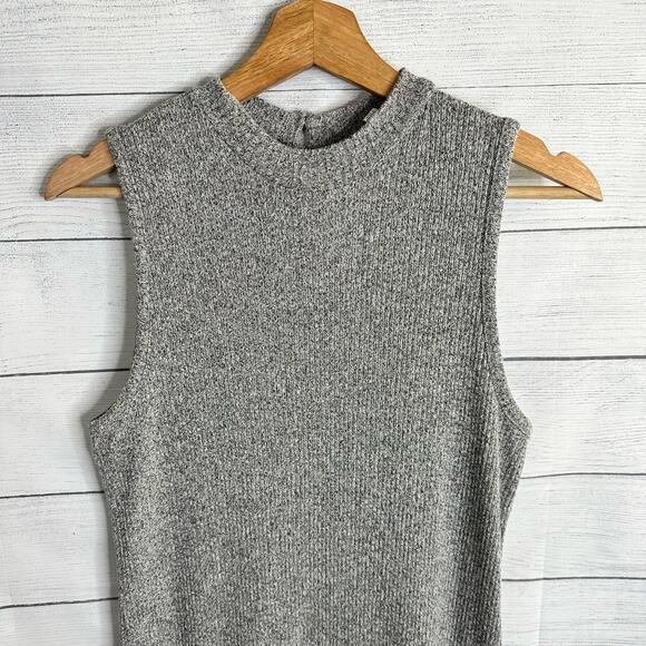 Lucky Brand Womens size Small Ribbed Knit Sleeveless Bodycon Midi Dress - Picture 4 of 14